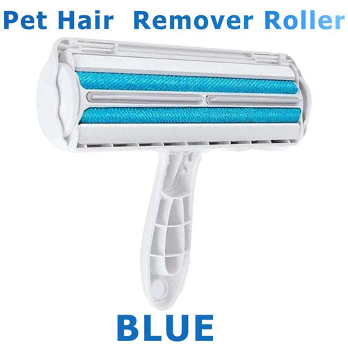 Pet Hair Roller Remover Lint Brush 2-Way Dog Cat Comb Tool Convenient